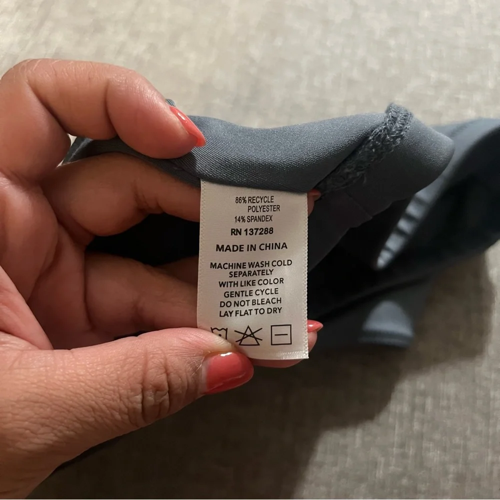 Year of Ours Recycled Scoop Bra in Steel Gray NWT Sports Bra Size XS - Picture 9 of 10